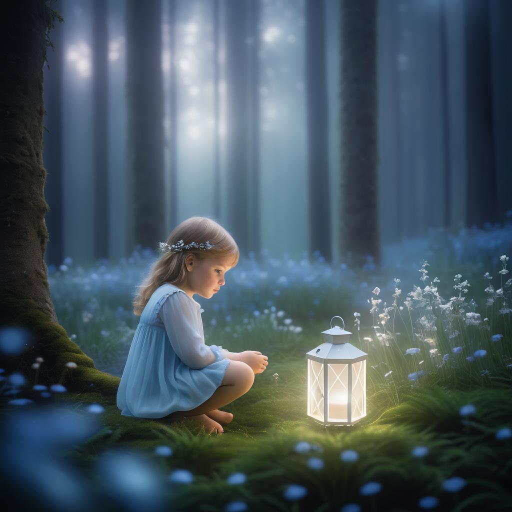 Dreamy Forest Photography of a Child