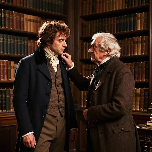 Dramatic Mr Darcy Library Encounter