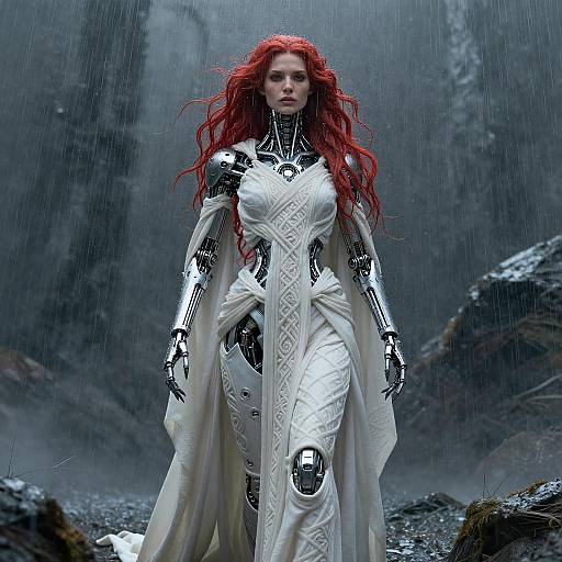 Celtic Alien Goddess of Rainstorms