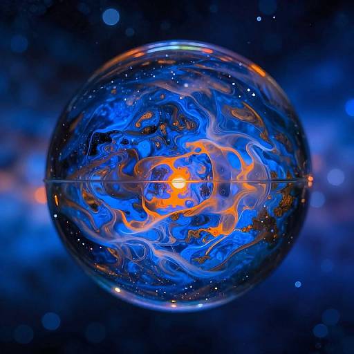 Cosmic Glass Sphere Landscape