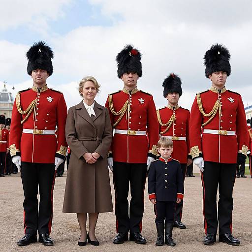 Nicholas II with Cossack Guard