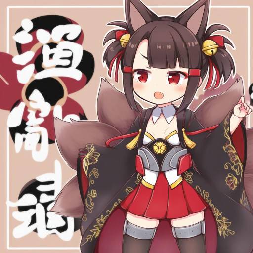 Illustration of Akagi-chan (azur lane), azur lane in the style of Lockheart