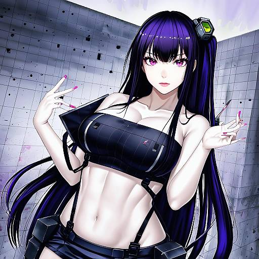 Illustration of Architect (girls' frontline), girls' frontline in the style of Shimazaki mujirushi