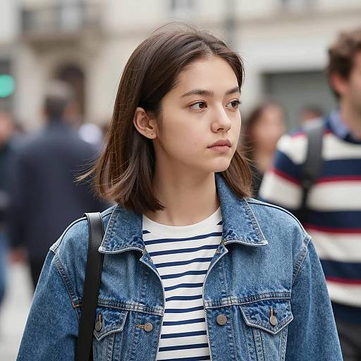 Casual Urban Portrait of Young Woman