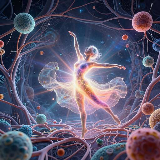 Celestial Dance Within Human Anatomy