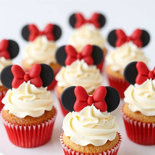 Whimsical Minnie Mouse Cupcakes