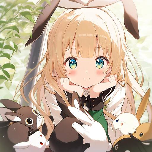 Illustration of Anko (gochiusa), gochuumon wa usagi desu ka? in the style of Pole (ppp1409)