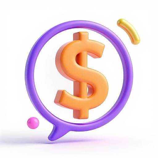 Futuristic Reflective Currency Illustration