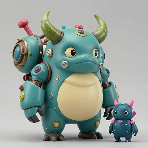 Studio Ghibli-Inspired Mechanical Toys