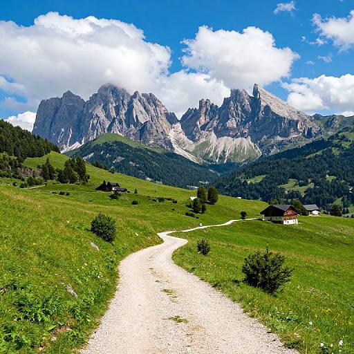 Vibrant Mountainous Landscape Photography