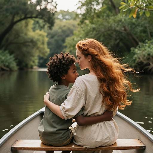 Gurney-Style River Embrace Long Shot