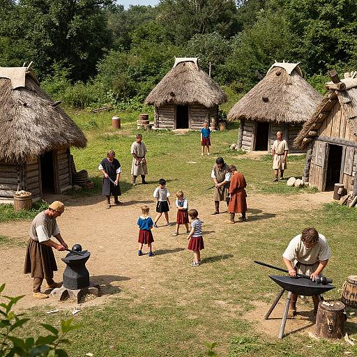 Early Medieval Suevo Tribal Village