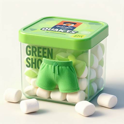 Green Shorts Lucky Charms Box