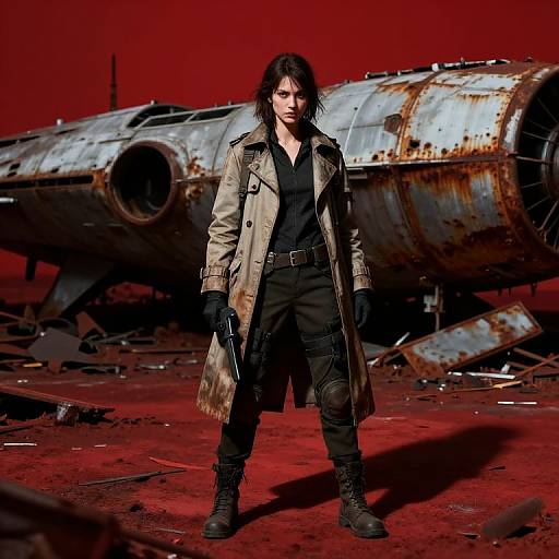 Post-Apocalyptic Girl Explorer