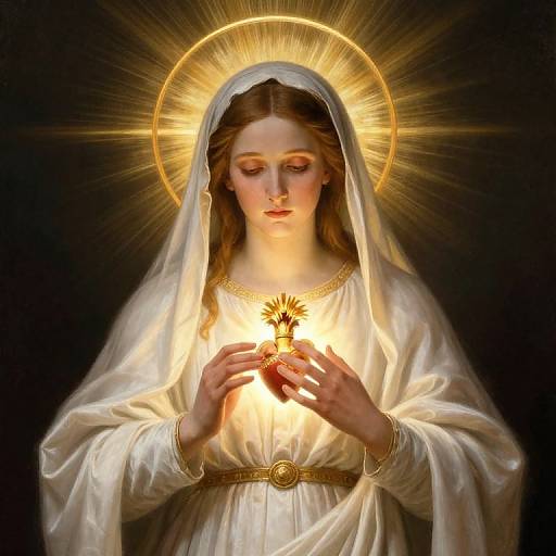 Radiant Illustration of Maria Droste