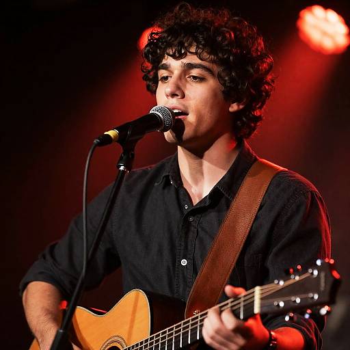 Intense Performance of a Young Musician