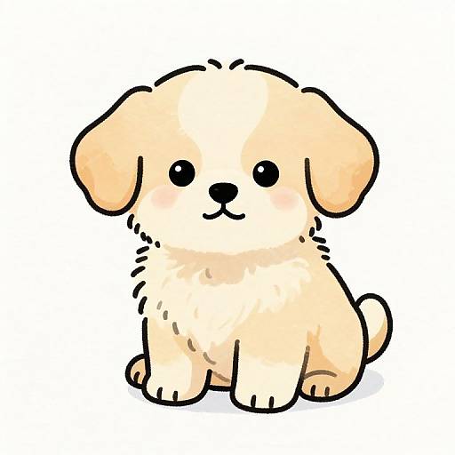 Step-by-Step Cute Puppy Drawing