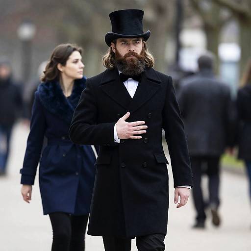 Portrait of a Stylish Bearded Gentleman