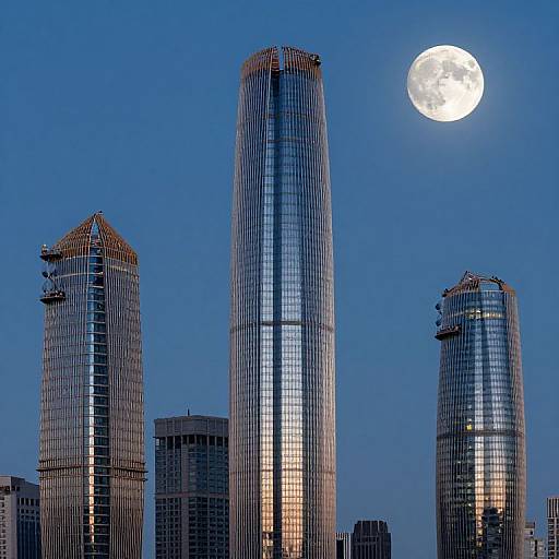 Skyscrapers of Woven Hourglasses