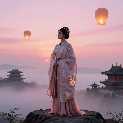 Korya on Misty Mountain Sunrise