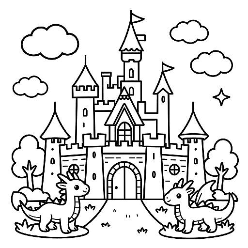 Whimsical Fairy Tale Coloring Pages