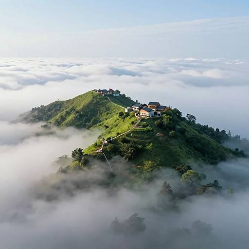 Colossal Moving Hill with Village