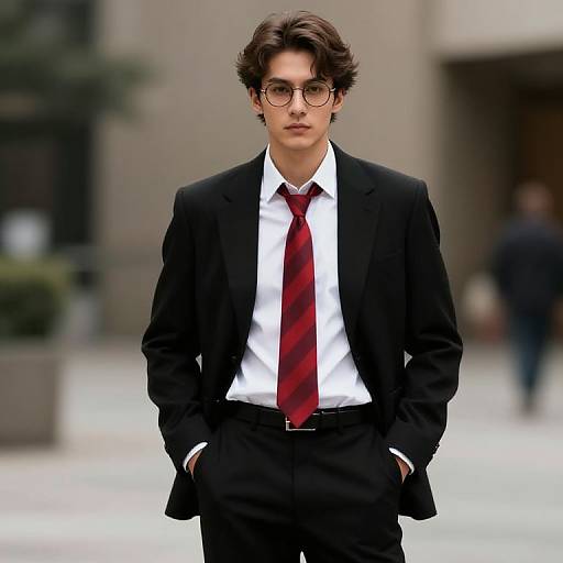 Realistic Male Accountant Casual Portrait