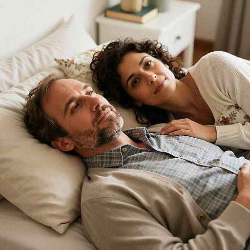 Cozy Intimacy: A Warm Moment Captured