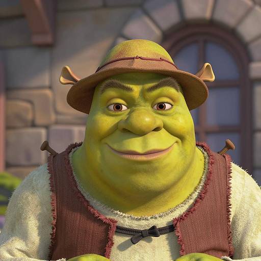 Photorealistic Muffin Man from Shrek