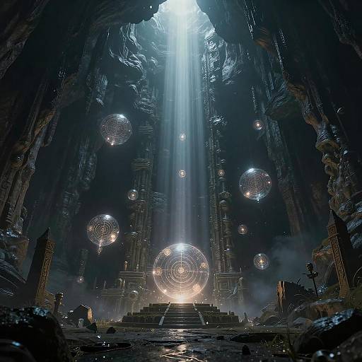 Arcane Abyss: Ethereal Dark Cavern