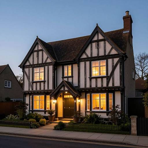Enchanting Twilight Tudor Sanctuary