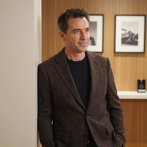 Portrait of a Middle-Aged Man in Tweed