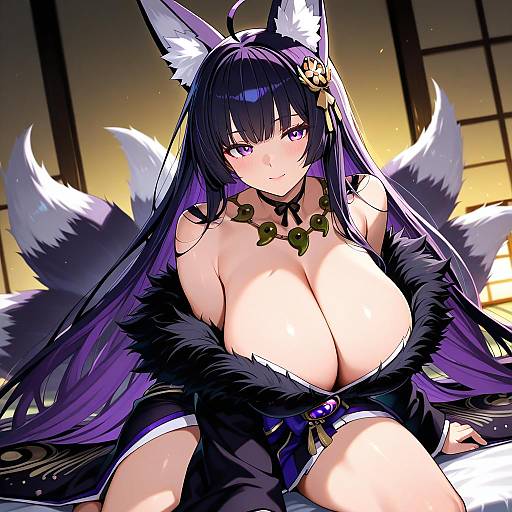 Illustration of Musashi (azur lane), azur lane in the style of Sakurai energy