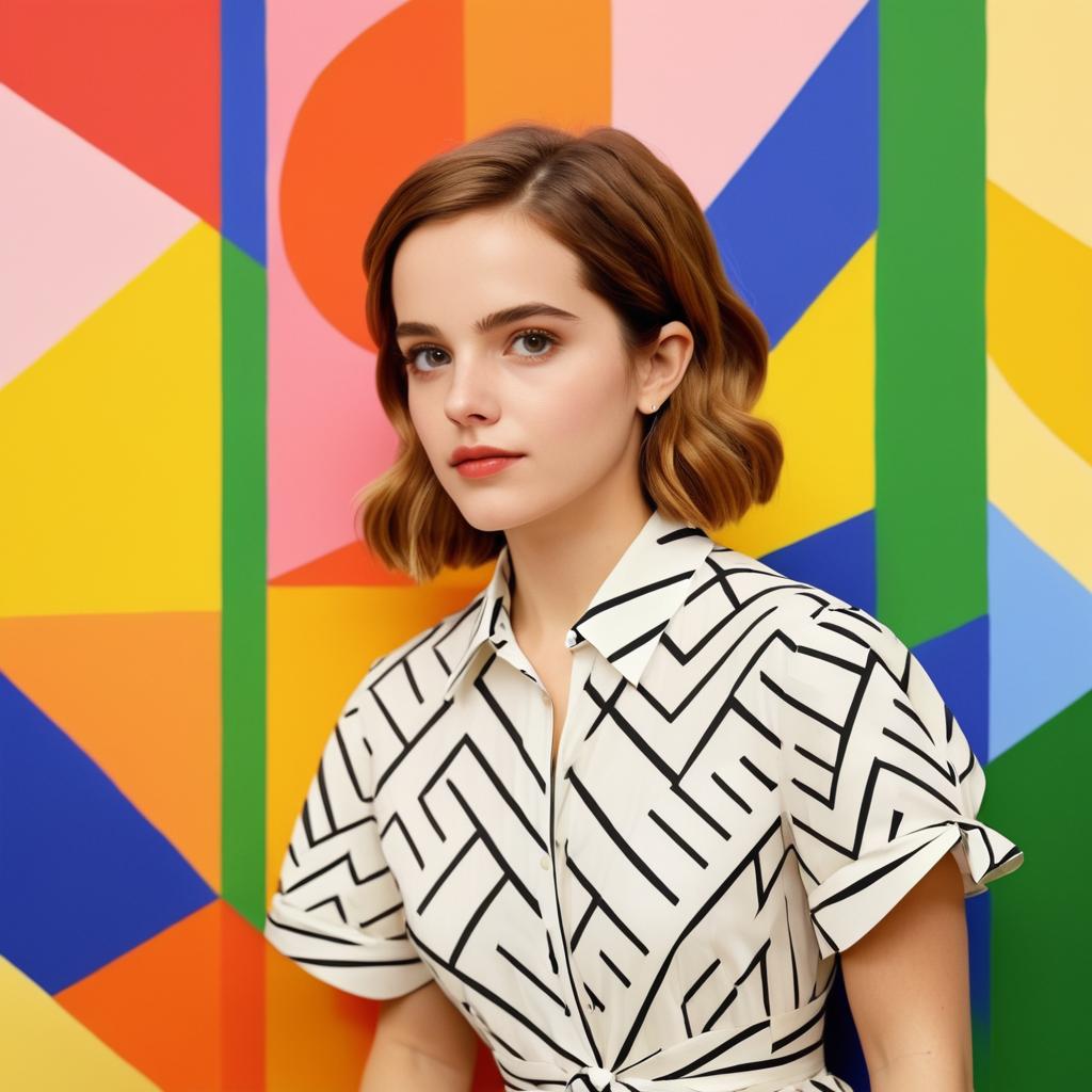 Emma Watson as a Matisse Masterpiece