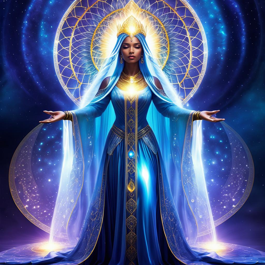 Mystical Oracle Channeling Divine Wisdom