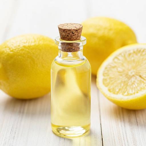 Bright Lemon Oil in Glass Bottle