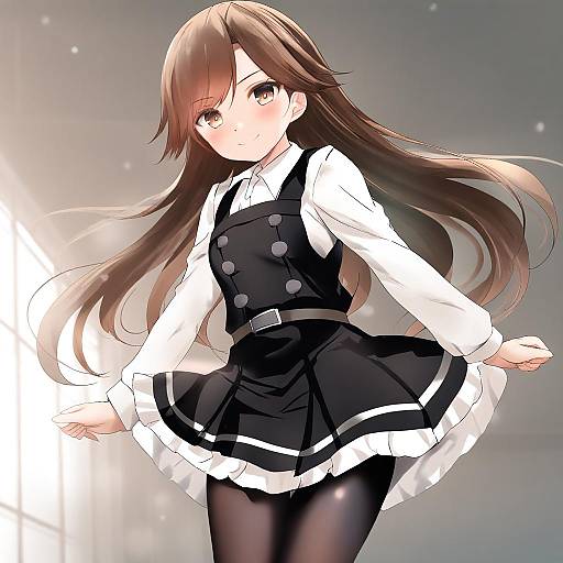 Illustration of Arashio kai ni (kancolle), kantai collection in the style of Namamo nanase