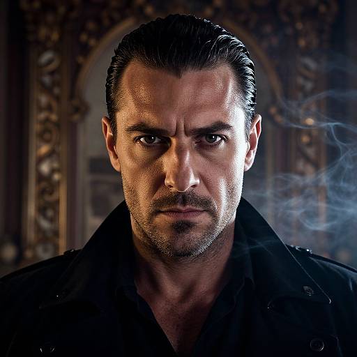 Sardinia Mafia Boss Noir Portrait