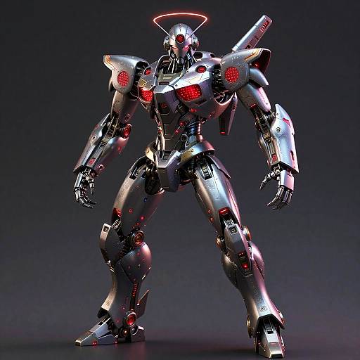 Highly Detailed Humanoid Robot Masterpiece