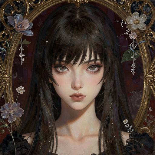 Ayami Kojima Style Gothic Portrait