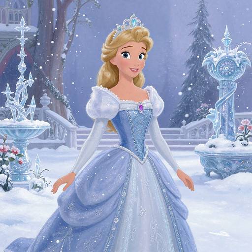 Anastasia in Enchanted Winter Garden