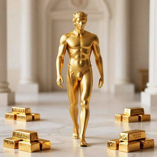 King Midas Turning Palace Items Gold