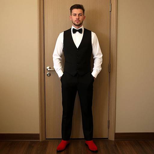 Elegant Male Waiter Costume