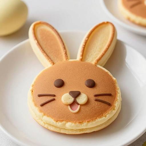Playful Easter Bunny Pancake Delight