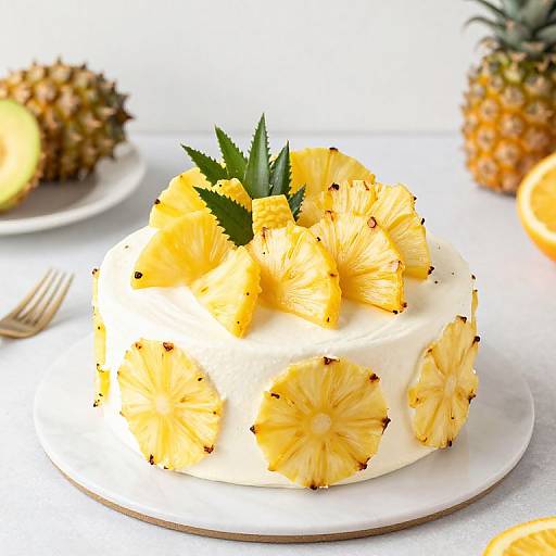 Delicious Pineapple Cake Artwork
