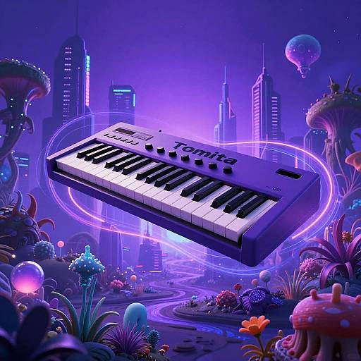 Retro Synthwave Galactic Dreamscape