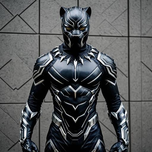 Stylish Black Panther Cosplay Armor