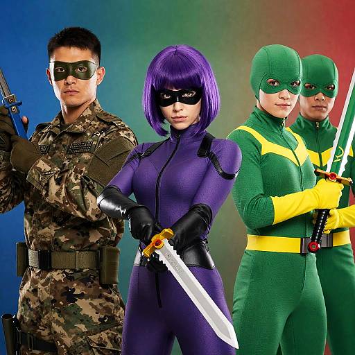 Dynamic Heroes Ready for Action