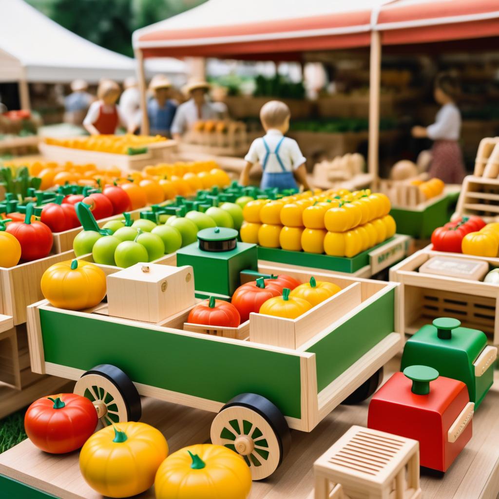 Timeless Elegance at a Farmers' Market