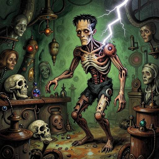 Mystical Steampunk Creature Sketch